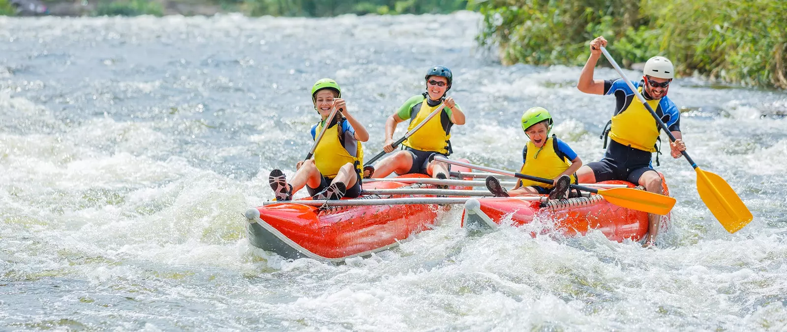 white water rafting in the Smoky Mountains