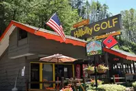 Hillbilly Golf is one of the unusual things to do in Gatlinburg TN