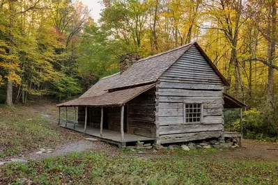 Noah "Bud" Ogle Cabin in the Smoky Mountains