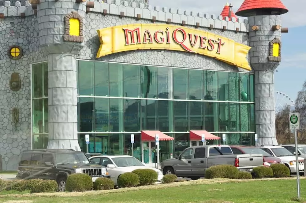 outside of magiquest castle