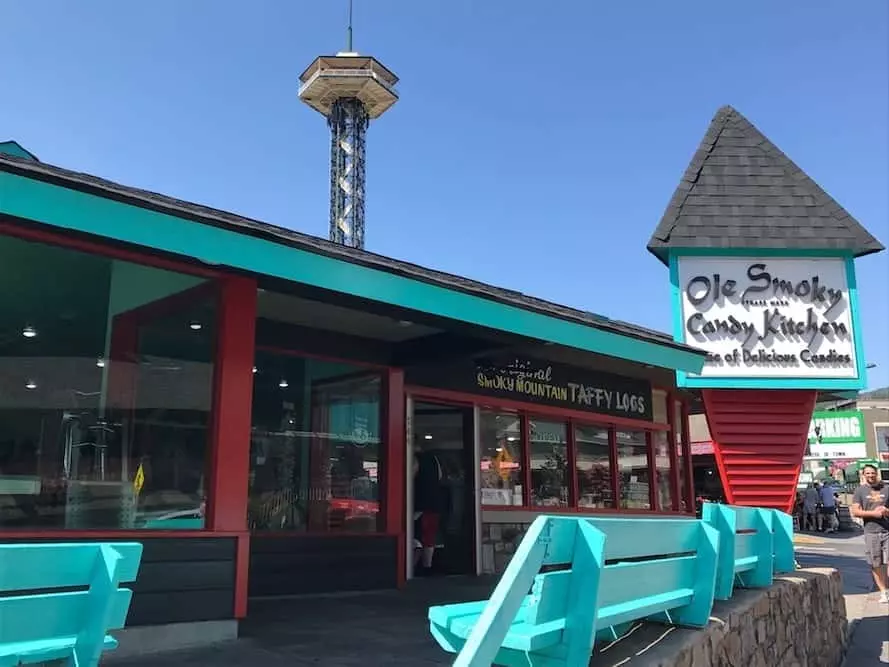 The Ole Smoky Candy Kitchen in Gatlinburg.