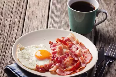 bacon and eggs