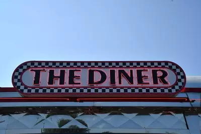 The Diner sign