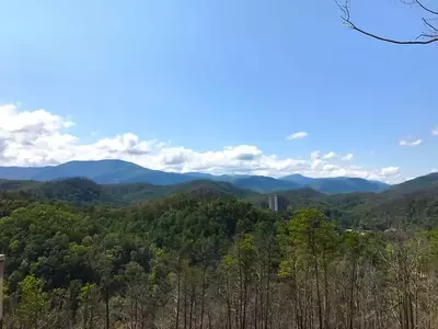 mountain view from anakeesta in gatlinburg