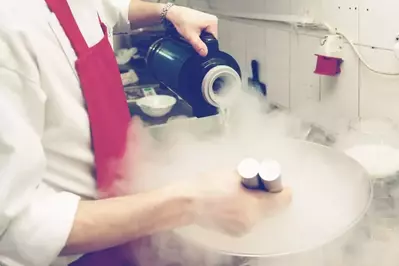 liquid nitrogen ice cream