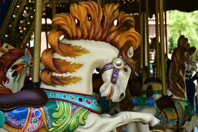 horse on the carousel