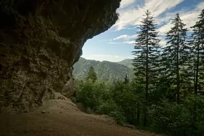 Alum Cave Trail in the Smoky Mountains