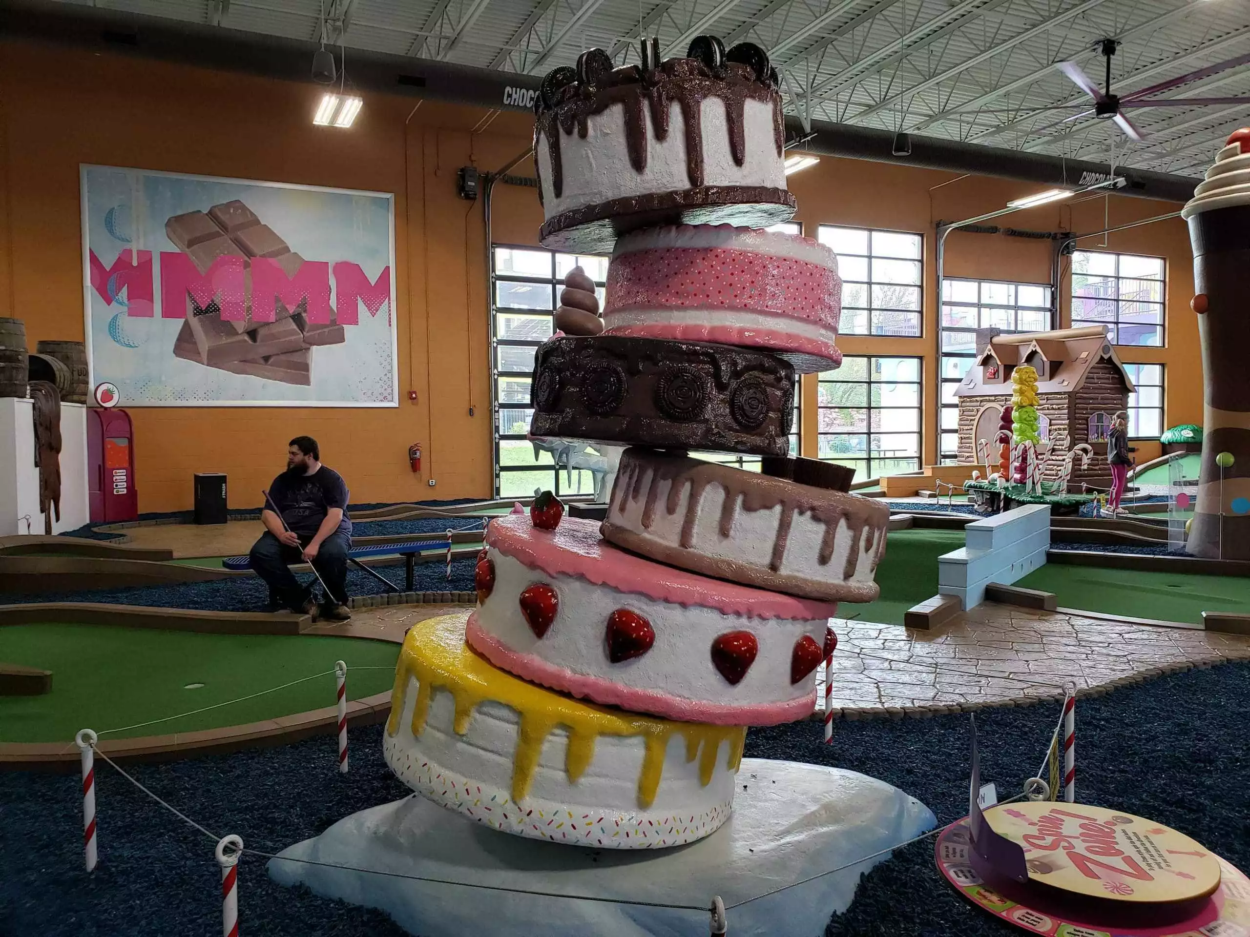 Cake tower at Crave Golf Club