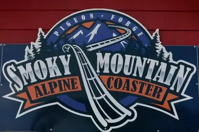 SM Alpine Coaster sign