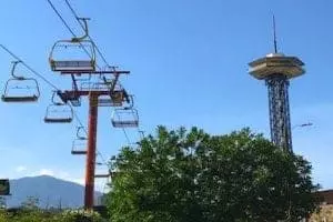 Gatlinburg Sky Lift with Space Needle