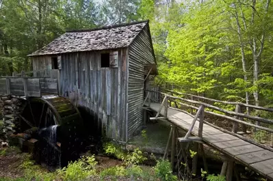 The John Cable gristmill in Cades Cove TN.