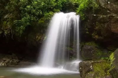 Grotto Falls near Gatlinburg.