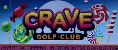 Sign for Crave Golf Club in the Smoky Mountains/