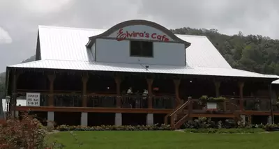 Elvira's cafe in the Smoky Mountains.