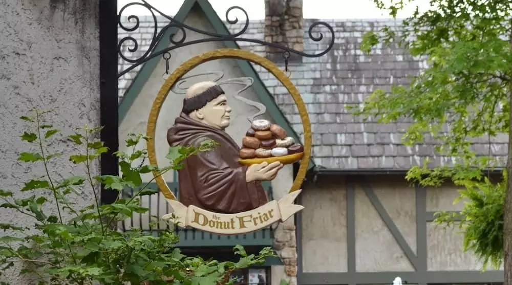 The Donut Friar in The Village Shops in Gatlinburg.