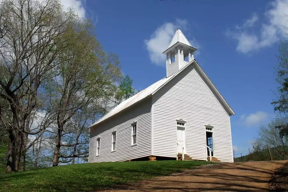Methodist church in Cades Cove.