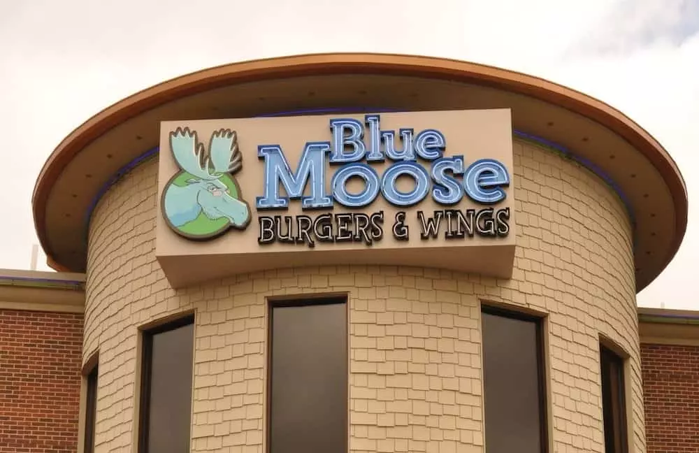 Blue Moose Burgers and Wings in Pigeon Forge TN.