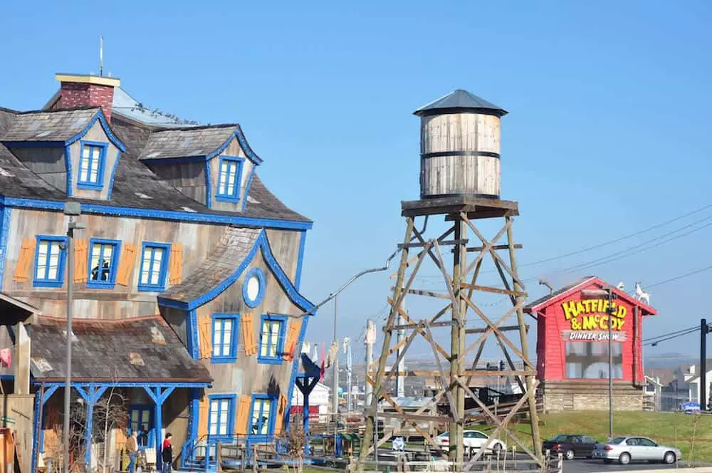 Outside of Hatfield & McCoy Dinner Feud in Pigeon Forge Tn