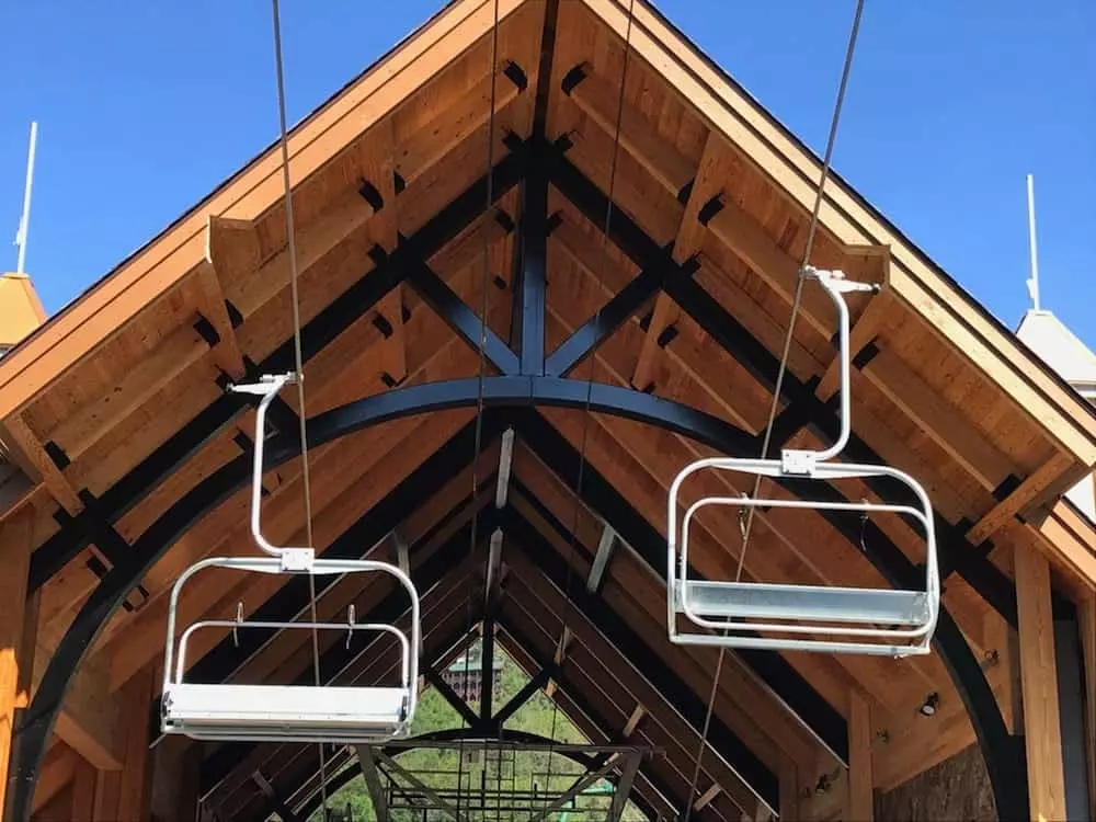 Anakeesta chairlift in downtown Gatlinburg TN