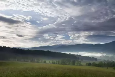 gorgeous views from a Wears Valley cabin rental