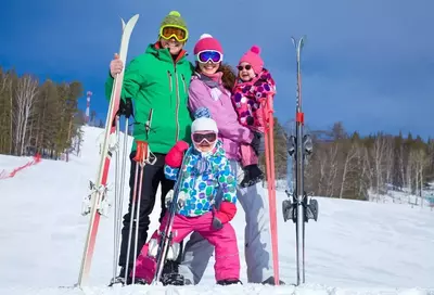 Family ski trip at Ober Gatlinburg