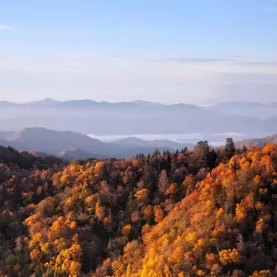 Smoky Mountains in the fall