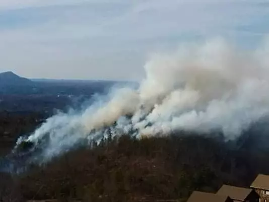 Fire in Pigeon Forge