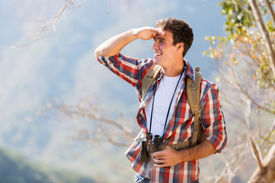 man enjoying Gatlinburg bachelor party