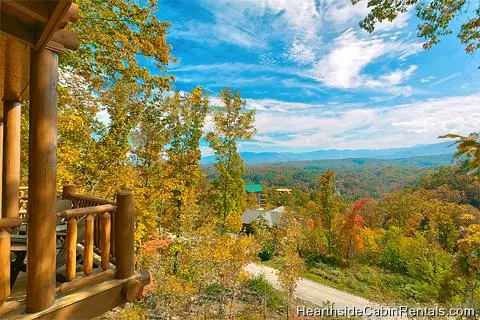  Grand View Lodge Pigeon Forge cabin with secluded feel