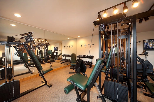 Remodeled exercise room at The Preserve Resort 