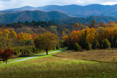 Cades Cove in fall