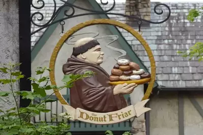 The Donut Friar sign
