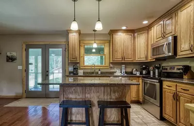 kitchen inside Gatlinburg cabin