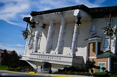 WonderWorks upside down building in Pigeon Forge