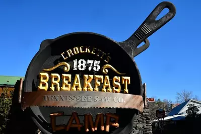 Crockett's is one of the best places to eat in Gatlinburg TN on the Strip