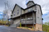 misty hibernation retreat is one of the top large group cabin rentals in pigeon forge