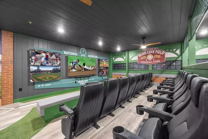 bears grand getaway is one of the best gatlinburg cabins with theater rooms