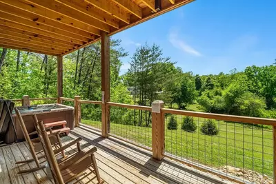 smoky mountain springs is one of the top hot tub and mountain view cabins in gatlinburg