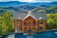 mountain breeze manor is one of the top large cabins in pigeon forge
