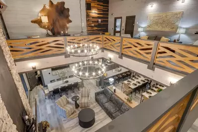 bear trail lodge is one of the top large cabins in pigeon forge