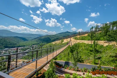 the skybridge is a must for your Gatlinburg family vacation