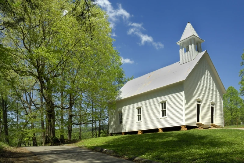 Cades Cove Methodist Church is one of the top Gatlinburg historical sites