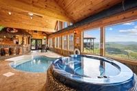 celesta vista is one of our Smokies cabins perfect for a bachelorette weekend in Gatlinburg