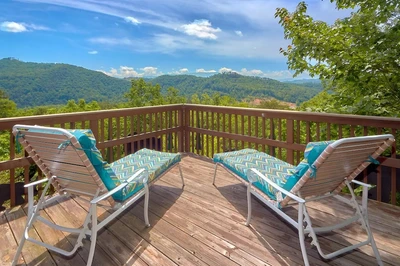 above it all is one of our pet friendly mountain view cabins in Pigeon Forge