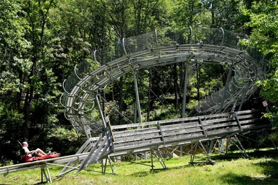 moonshine mountain coaster is one of the top Gatlinburg TN family attractions