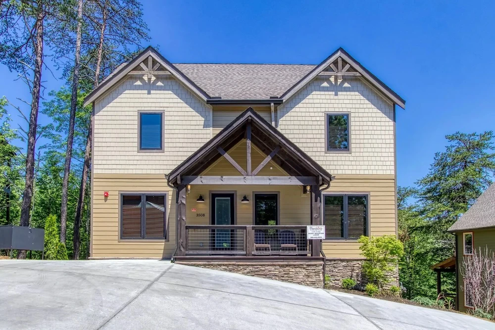 soaky mountain lodge is one of our Smoky Mountain large cabins