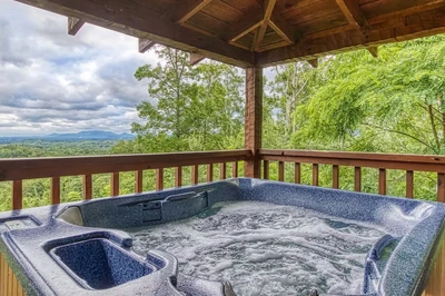 view-topia is one of our 1 bedroom cabins in Pigeon Forge