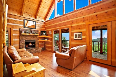 passions peak is one of our 1 bedroom cabins in Pigeon Forge