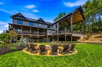 grand forge lodge is one of our large cabins in the Smokies perfect for family gatherings