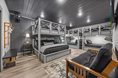 bears grand getaway is one of our large cabins in the Smokies perfect for family gatherings